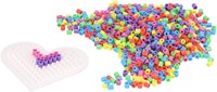 Hama perles à repasser tub 13000 pièces couleurs pastel loisirs créatifs-3