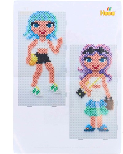 Hama Coffret Perles à Repasser Fashion Girls - Set Créatif 4000 pièces-3