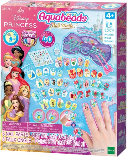 Epoch Coffret manucure Disney Princess Aquabeads pour enfants