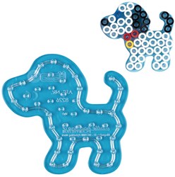 Hama perles à repasser Maxi plaque chien transparent jouet créatif