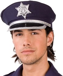 Boland casquette de police - Officier taille réglable accessoire adulte