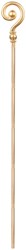 Boland bâton de Saint-Nicolas doré 185cm - Accessoire adulte Saint-Nicolas