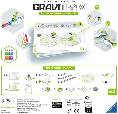 Ravensburger GraviTrax jeu de circuit à billes Impact - plaisir STEM-2