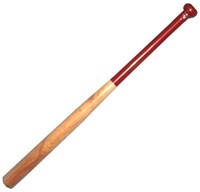 Batte de baseball 30 pouces rouge/naturel 703009-2
