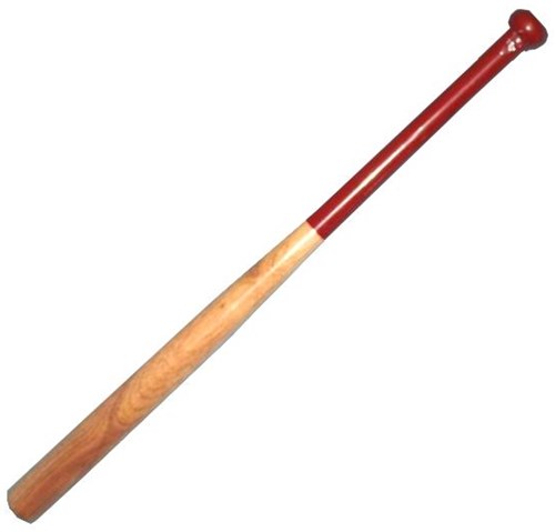 Batte de baseball 30 pouces rouge/naturel 703009-2