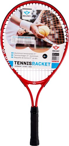 Engelhart Games raquette de tennis aluminium 21 pouces rouge pour enfants