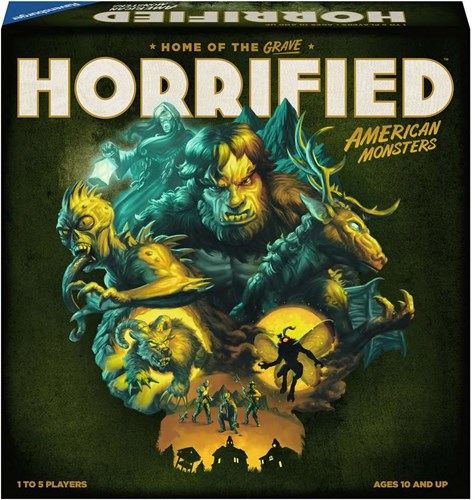 Ravensburger Horrified American Monsters - Jeu de société stratégique coopératif