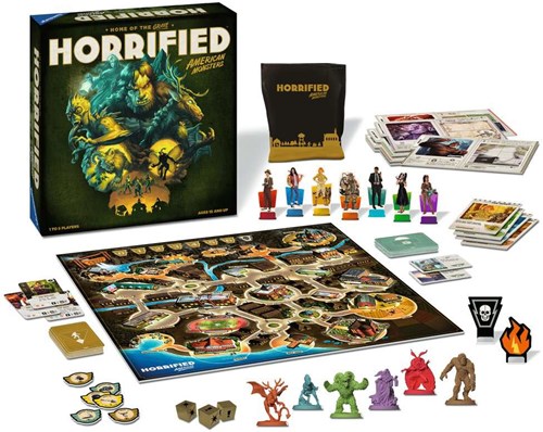 Ravensburger Horrified American Monsters - Jeu de société stratégique coopératif-2