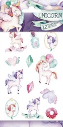 Totum tatouages licorne tatouage enfant multicolore 12 pièces - tatouage adhésif
