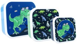 Vadobag boîte à lunch dinosaure set snackbox - 3 pièces - enfant