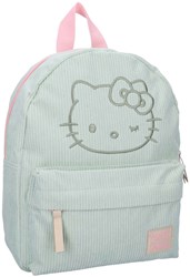 Vadobag sac à dos Hello Kitty vert velours côtelé - sac d'école enfant