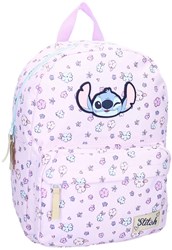 Vadobag sac à dos Stitch - cartable violet avec motif floral et bretelles réglables