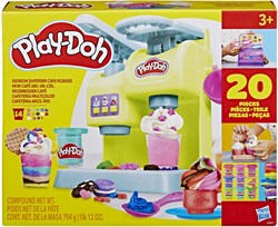Hasbro Play-Doh set café arc-en-ciel shimmer - jouet créatif