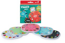 Timio disques éducatifs set 2 - 5 disques audio pour lecteur Timio