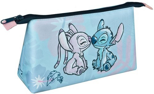Undercover trousse Stitch bleu pastel-violet avec motif Angel-2