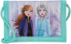Portefeuille Frozen pour enfants - portefeuille Disney coloré avec fermeture éclair