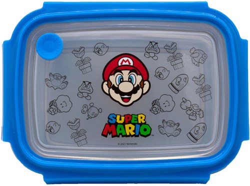 Undercover boîte à lunch Super Mario en acier inoxydable avec couvercle transparent - lunchbox