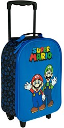 Undercover valise trolley enfant Super Mario bleu - bagage pour enfants