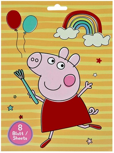 Undercover livre de stickers Peppa Pig avec 8 feuilles - 340 stickers