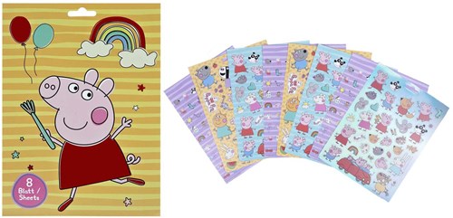 Undercover livre de stickers Peppa Pig avec 8 feuilles - 340 stickers-3
