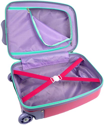 van der Meulen valise trolley enfant Gabby's Dollhouse 23L bleu-3