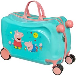 Undercover valise trolley ride-on Peppa Pig pour enfants - valise de voyage