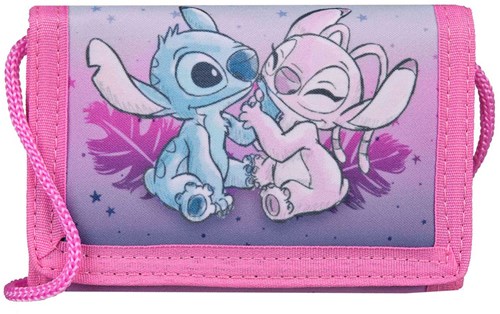Undercover portefeuille Stitch pour enfants avec cordon et 3 compartiments