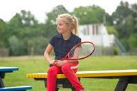Engelhart Games raquette de tennis aluminium 21 pouces rouge pour enfants-2