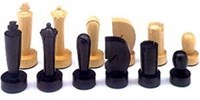 HOT Games pièces d'échecs palmier de Berlin noir taille 5 plastique