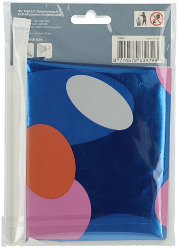 Folat ballon en aluminium chiffre 9 pois colorés anniversaire 72cm-3