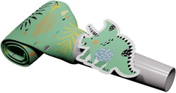 Folat Dino Roars langues de fête 24cm - 6 pièces - anniversaire enfant