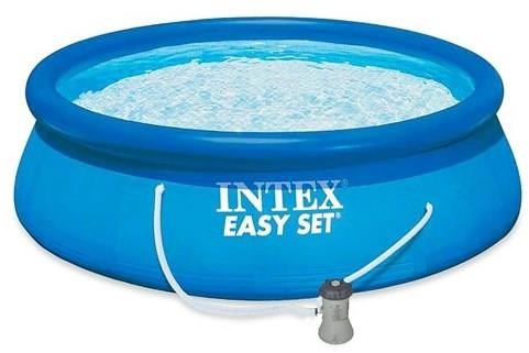 Piscine Intex Easy Set 457x84 cm avec pompe filtrante pour le jardin