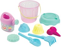 Ecoiffier seau moules à sable jouet de plage 9 pièces plastique