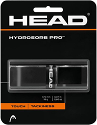 Head grip de raquette de tennis Hydrosorb Pro noir - absorption optimale de la transpiration