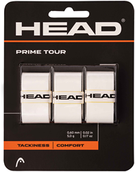 Head surgrip tennis Prime Tour blanc - lot de 3 pour une prise optimale