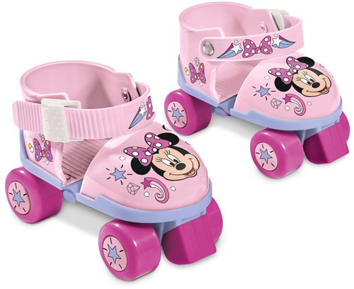 Mondo patins à roulettes Disney Minnie avec set de protection pour enfants - réglables et roses-2