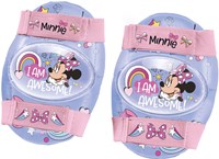 Mondo patins à roulettes Disney Minnie avec set de protection pour enfants - réglables et roses-3