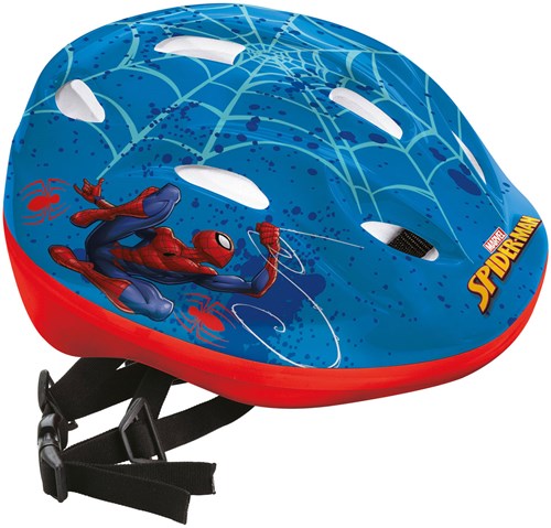 Mondo casque enfant Spiderman réglable 52-56cm casque vélo bleu-2