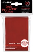 Ultra Pro protège-cartes rouge 50 pièces format standard protection