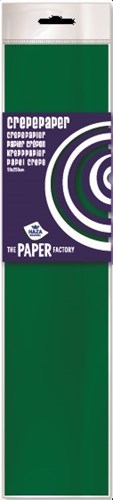 10 feuilles de papier crépon vert Noël 100545