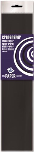 10 feuilles de papier crépon noir 100559