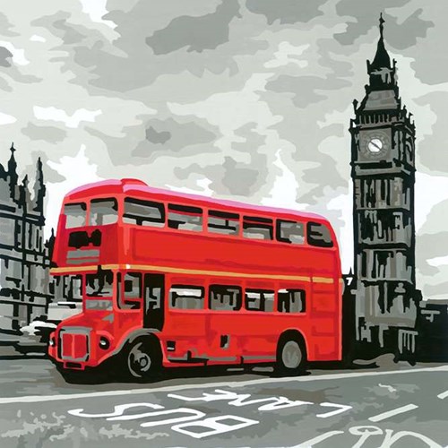 Ravensburger peinture par numéros London - Kit hobby CreArt pour adultes-2