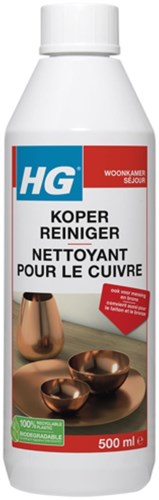HG nettoyant cuivre - solution de nettoyage cuivre 500ml pour brillance