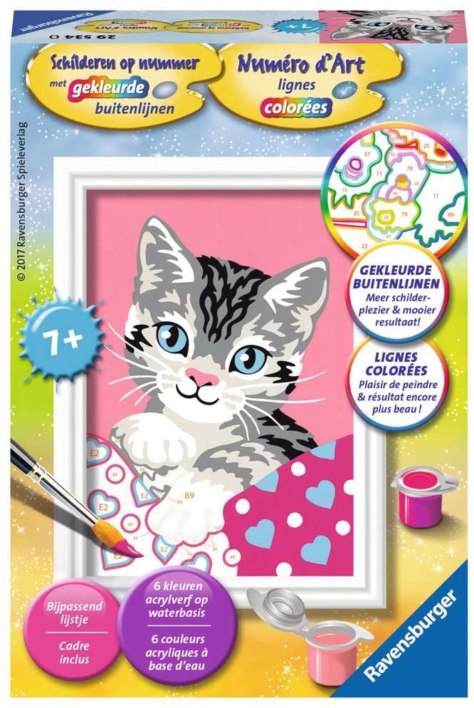 Ravensburger Numero D Art Chaton Espiegle