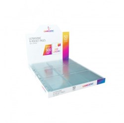 Gamegenic pochettes cartes 9 compartiments latéraux transparentes 50 pages
