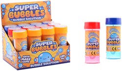 Johntoy jouet à bulles 200ml avec jeu - 3 assortis
