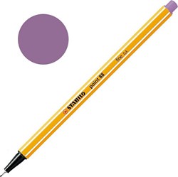 Stabilo feutre fin point 88 0,4 mm violet grisé - fournitures scolaires