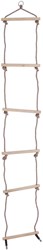 BigJigs échelle de corde jouet d'escalade en bois - 210 cm - jouet d'extérieur