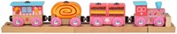 BigJigs train en bois Sweetland Express - train jouet coloré