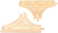 BigJigs rails de train en bois jonction en T - set d'extension pour circuit